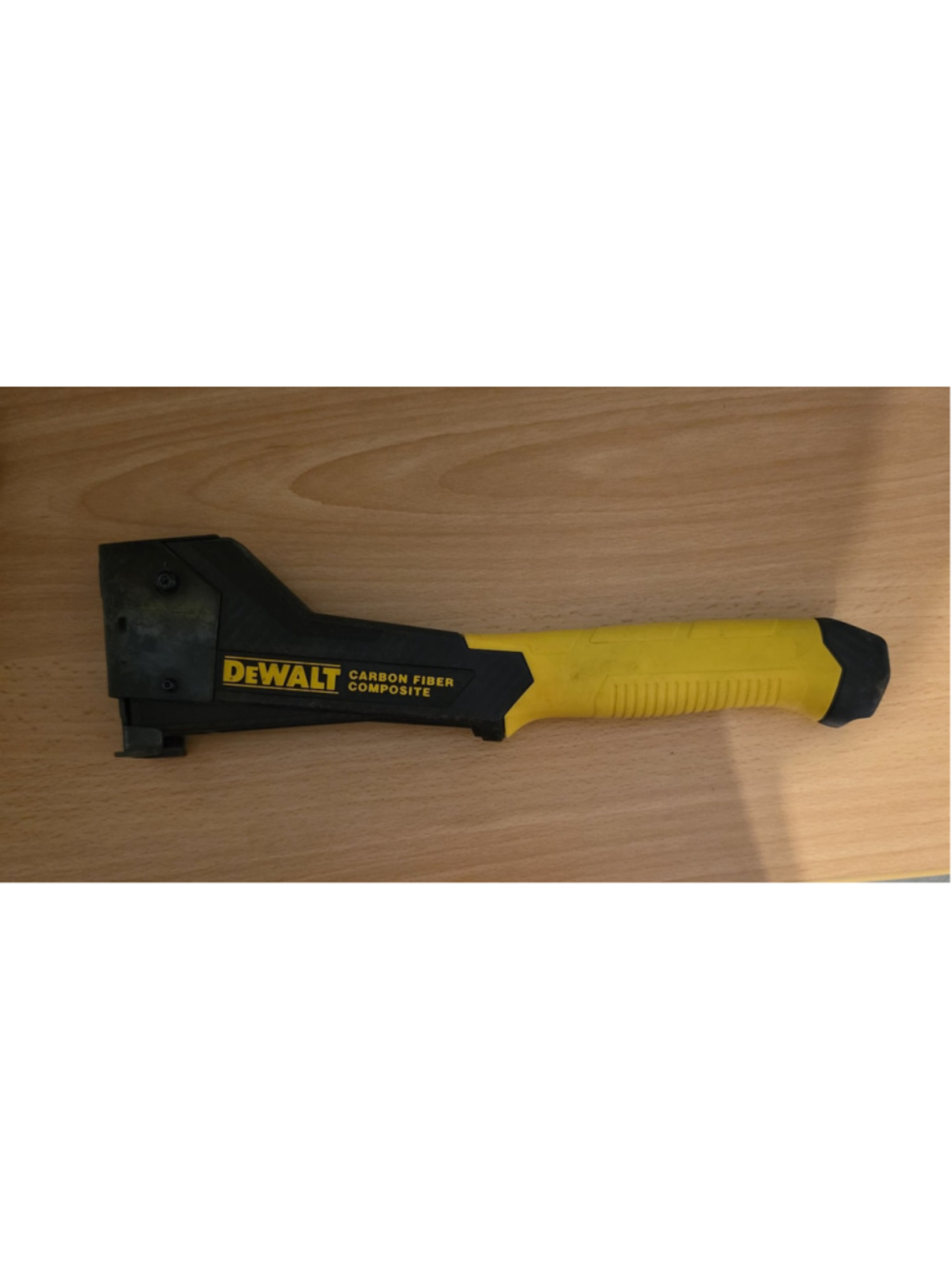 DeWalt Carbon Fiber Composite Hammer Tacker, One Size, Yellow and Black